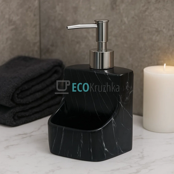Дозатор "Black Marble" для рідкого мила та мийного засоб ... Дозатор "Black Marble" для рідкого мила та мийного засоб ...