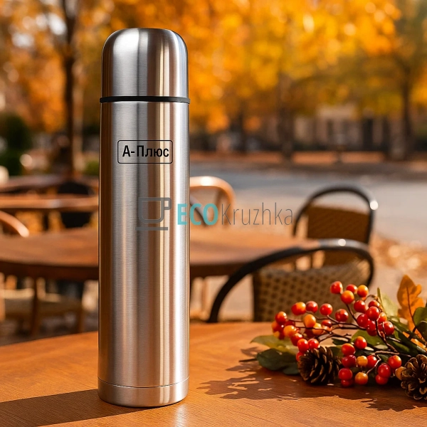 Термос з чашкою та чохлом 1000 мл A-Plus EK1754L Термос з чашкою та чохлом 1000 мл A-Plus EK1754L