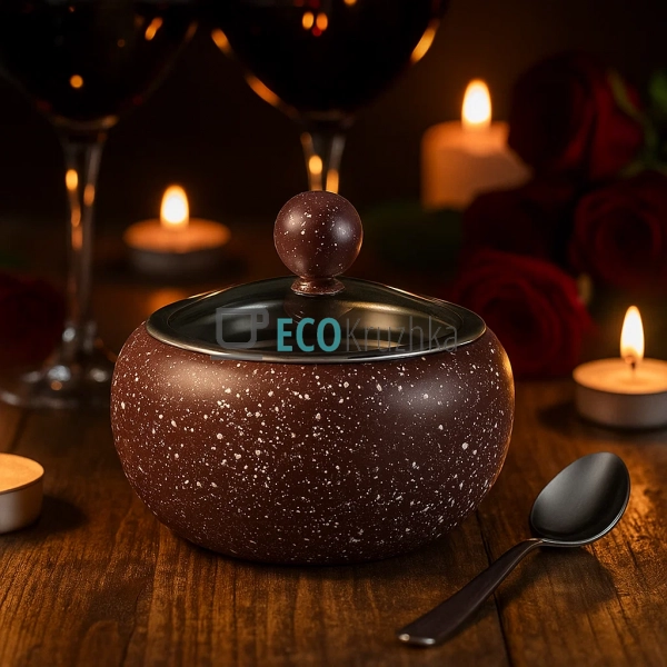 Цукорниця нержавіюча 450 мл з скляною кришкою та ложкою ... Цукорниця нержавіюча 450 мл з скляною кришкою та ложкою ...