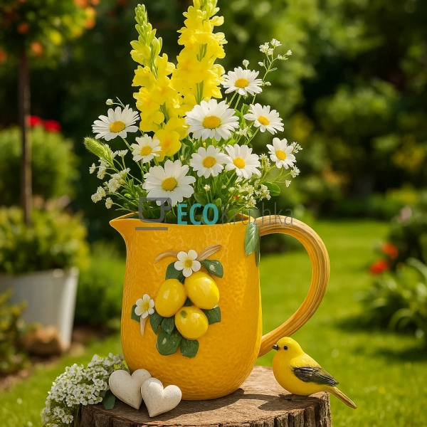 Порцелянова декоративна ваза Lemon 25.5×19×20.5 см (457- ... Порцелянова декоративна ваза Lemon 25.5×19×20.5 см (457- ...