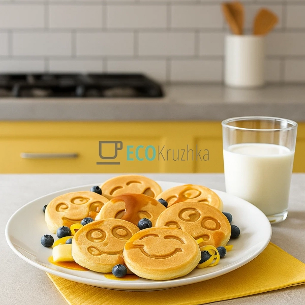 Сковорідка для млинців 27см смайли для індукційної плити ...