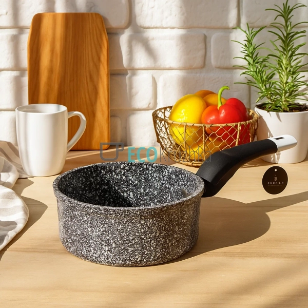 Ківш 1.3л, з кришкою, литий алюміній Edenberg EB-3327