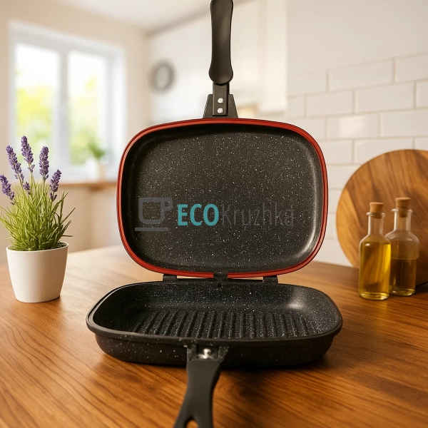 Сковорідка гриль 32х25х4,8см Edenberg EB-8138