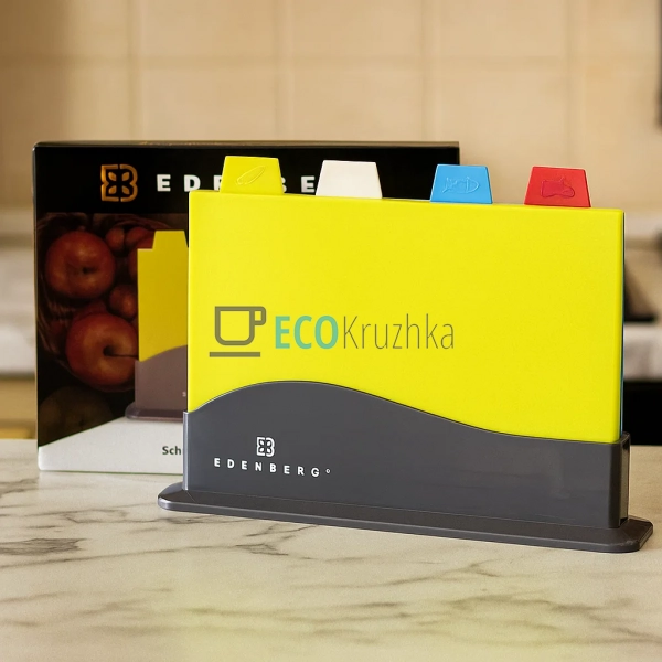 Набір обробних дощечок (5 предметів) Різнобарвний Edenbe ... Набір обробних дощечок (5 предметів) Різнобарвний Edenbe ...