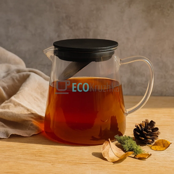Чайник для заварювання скляний 750 мл Прозорий Edenberg  ... Чайник для заварювання скляний 750 мл Прозорий Edenberg  ...
