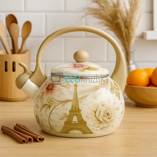 Чайник Емальований 2.2л із свистком Edenberg EB-1745-3