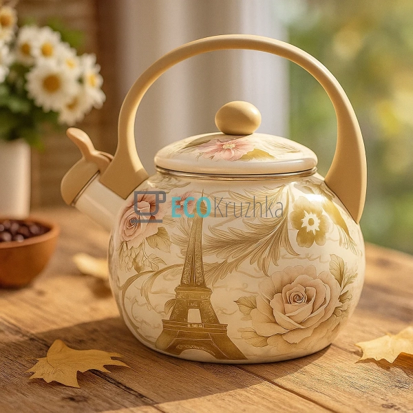 Чайник Емальований 2.2л із свистком Edenberg EB-1745-3