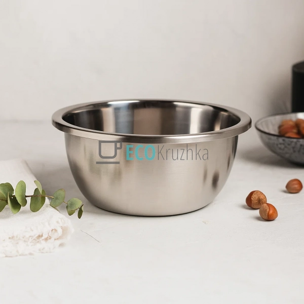 Глибока тарілка-миска з нержавіючої сталі 26x10,8 см Ede ...
