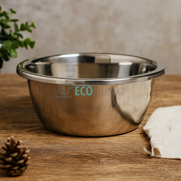 Глибока тарілка-миска з нержавіючої сталі 28x11,5 см Ede ...