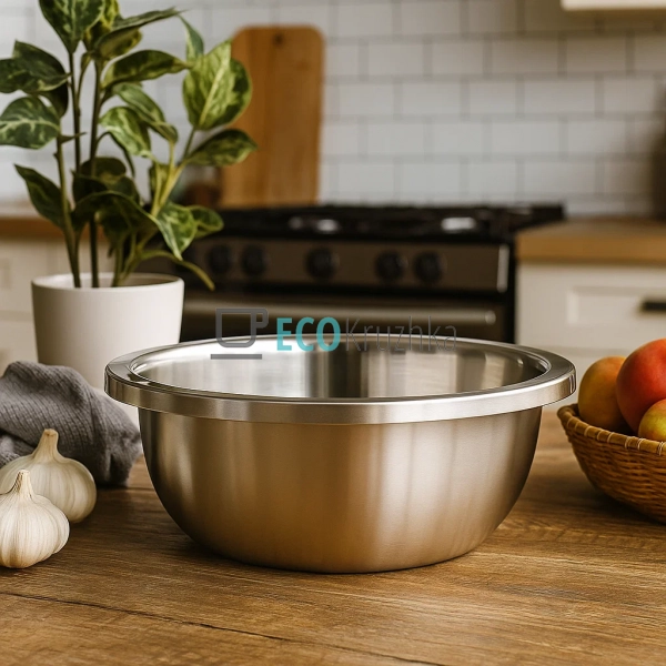 Глибока тарілка-миска з нержавіючої сталі 38x14,5 см Ede ... Глибока тарілка-миска з нержавіючої сталі 38x14,5 см Ede ...