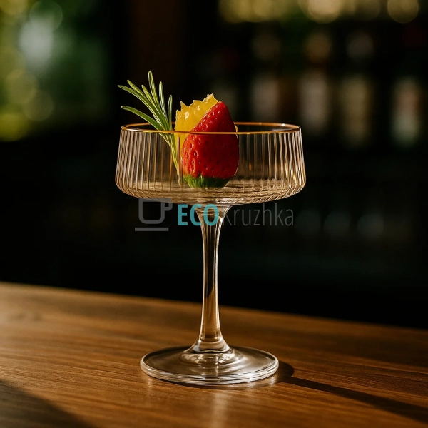 Келих для шампанського із зо ...