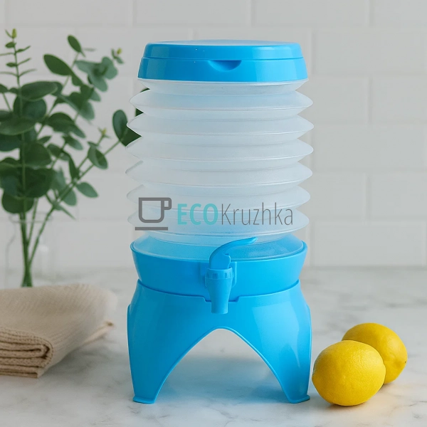 Портативний лимонадник-диспенсер 5,5л з краном для води ... Портативний лимонадник-диспенсер 5,5л з краном для води ...