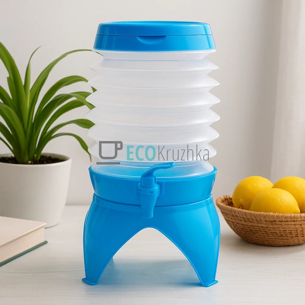 Портативний лимонадник-диспенсер 9,5л з краном для води ... Портативний лимонадник-диспенсер 9,5л з краном для води ...