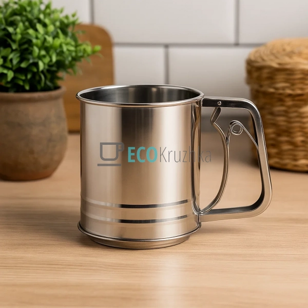 Кухоль-сито та борошна 350г. нержавіюча сталь Edenberg E ... Кухоль-сито та борошна 350г. нержавіюча сталь Edenberg E ...