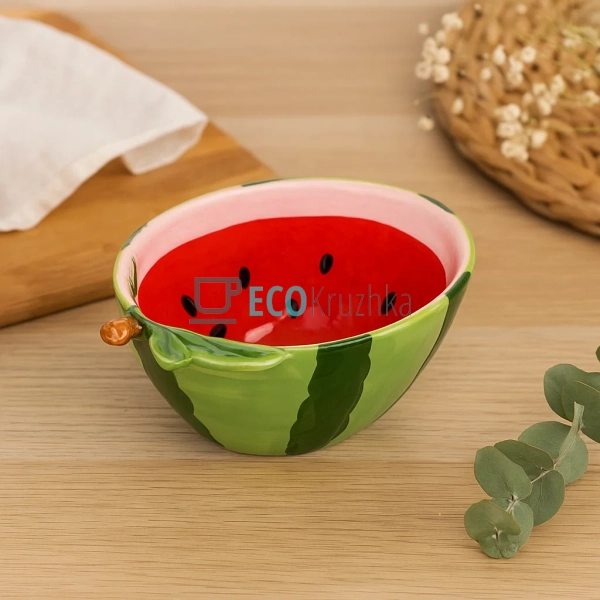 Керамічний салатник "Watermelon", 250 мл, 13.2x9.8x6 см, ... Керамічний салатник "Watermelon", 250 мл, 13.2x9.8x6 см, ...