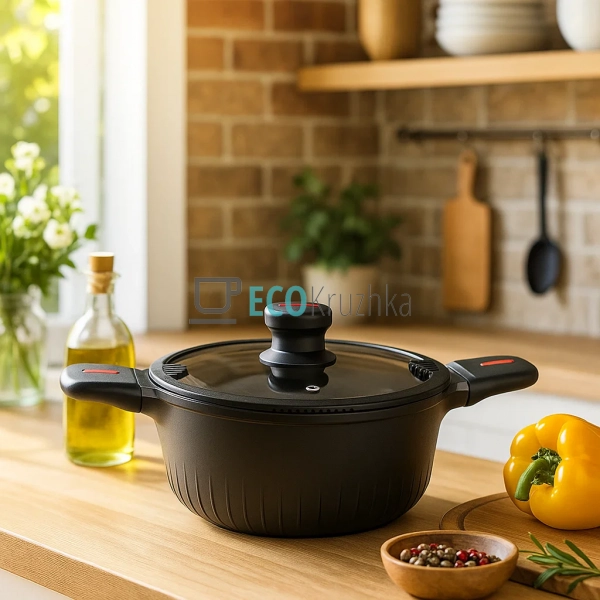 Каструля 5 л Magio Лита антипригарна 24см (MG-1171) Каструля 5 л Magio Лита антипригарна 24см (MG-1171)