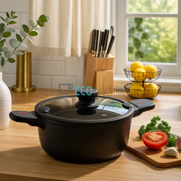 Каструля 5 л Magio Лита антипригарна 24см (MG-1171) Каструля 5 л Magio Лита антипригарна 24см (MG-1171)