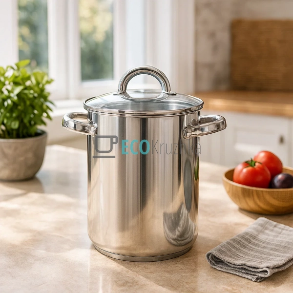 Каструля для спаржі та пасти 4л Ø16 х 21 см з нержавіючо ...