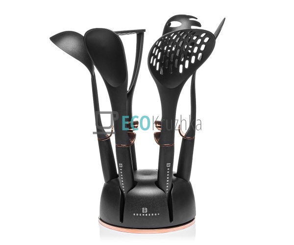 Набір кухонного приладдя Edenberg Violet 7 предметів ED3607black Набір кухонного приладдя Edenberg Violet 7 предметів ED3607black