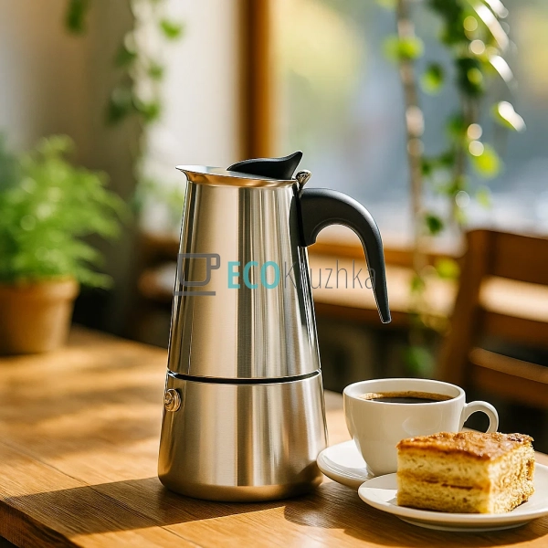 Гейзерна кавоварка 4 чашки Interos PD1-400