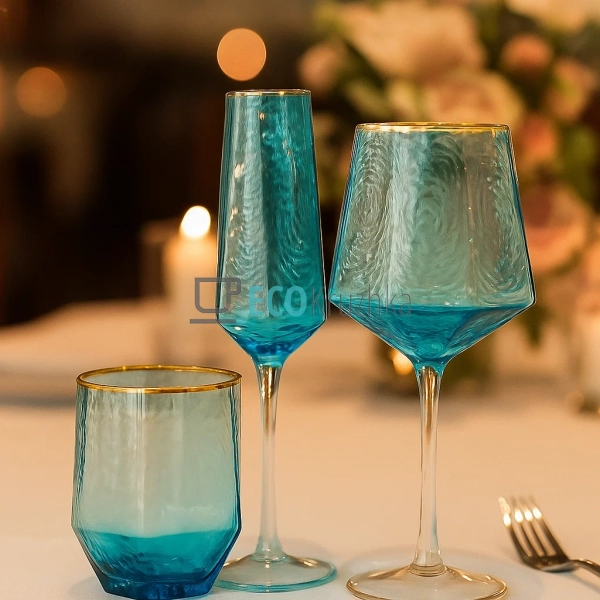 Набір келихів, склянок 18 предметів Кристал EK10907 Набір келихів, склянок 18 предметів Кристал EK10907