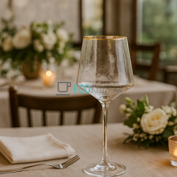 Келих для вина "Прозора бірюза" обємом 400 мл Olens FD00 ...