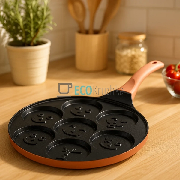 Сковорідка для млинців 26 см смайли для індукційної плит ... Сковорідка для млинців 26 см смайли для індукційної плит ...