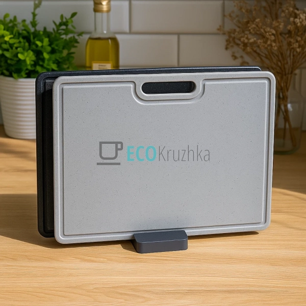 Набір обробних дощок на підставці (2 дошки + підставка) ... Набір обробних дощок на підставці (2 дошки + підставка) ...