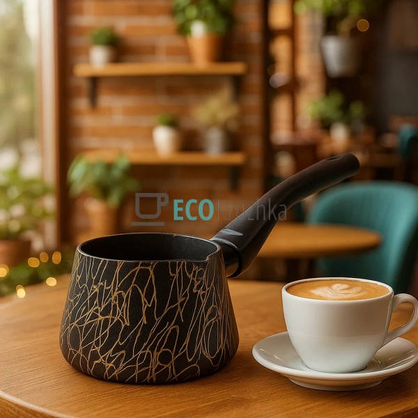 Турка Ardesto BLACK MARS, 0.5 л, граніт, бакелітова ручк ...