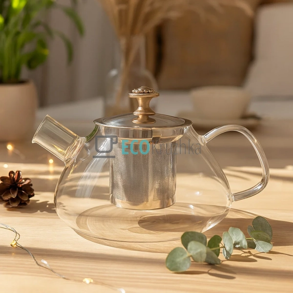 Заварювальний чайник 450 мл Ofenbach із ситечком (OF-100 ... Заварювальний чайник 450 мл Ofenbach із ситечком (OF-100 ...