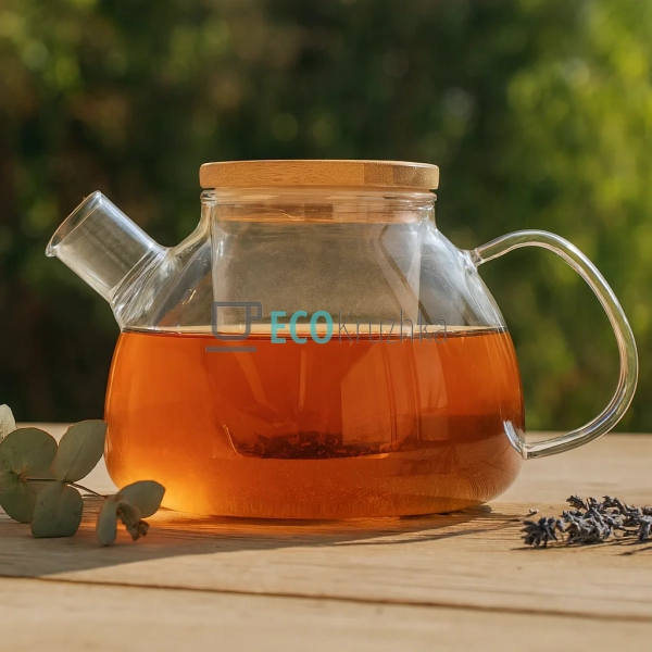 Заварник з скляним ситом 1000 мл, боросилікатне скло Ard ... Заварник з скляним ситом 1000 мл, боросилікатне скло Ard ...