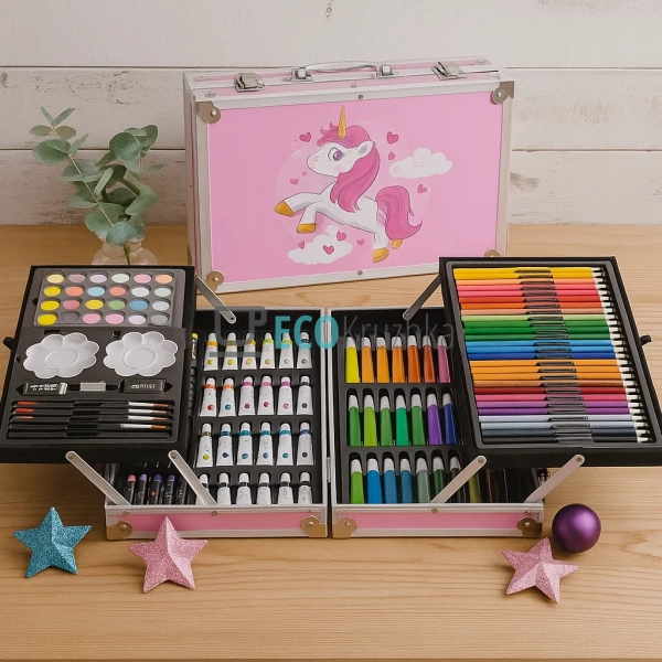 Набір для малювання і творчості 145 предметів в металеві ...