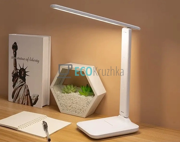 Акумуляторна настільна LED‑лампа 8001 з регулюванням яск ...
