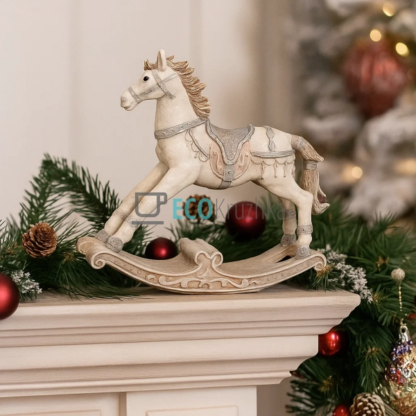 Декоративна фігурка «Конячка‑гойдалка» 26×5.5×22 см (K07 ... Декоративна фігурка «Конячка‑гойдалка» 26×5.5×22 см (K07 ...