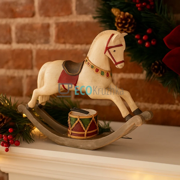 Декоративна статуетка «Конячка‑гойдалка» 19,5 см (894-00 ...