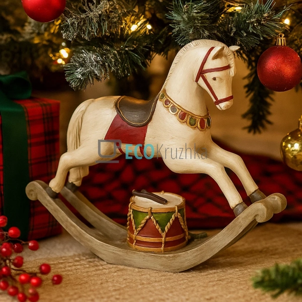Декоративна статуетка «Конячка‑гойдалка» 19,5 см (894-00 ...
