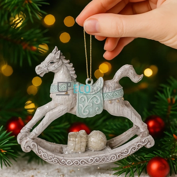 Декоративна підвісна фігурка „Конячка‑гойдалка“ 8,5 см с ...