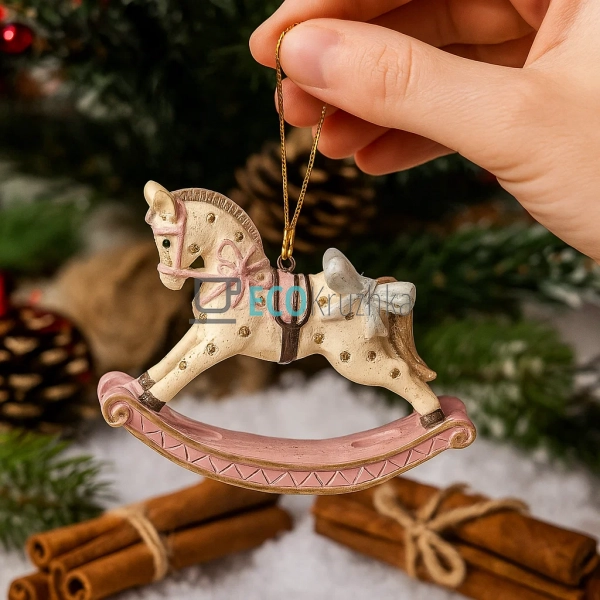 Декоративна підвісна фігурка «Конячка‑гойдалка» 8 см (70 ...