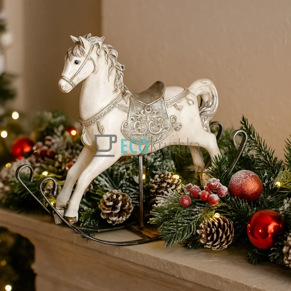 Декоративна статуетка «Конячка‑гойдалка» 25 см (218-915) Декоративна статуетка «Конячка‑гойдалка» 25 см (218-915)