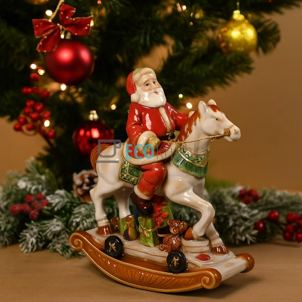 Керамічна статуетка‑фігура “Санта на коні” 37 см (197-71 ... Керамічна статуетка‑фігура “Санта на коні” 37 см (197-71 ...
