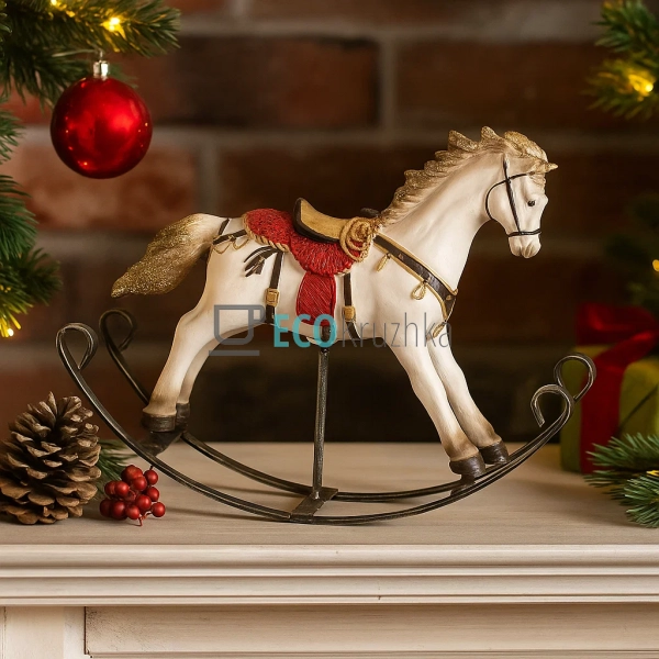 Декоративна статуетка «Конячка‑гойдалка» 22 см (218-279) Декоративна статуетка «Конячка‑гойдалка» 22 см (218-279)
