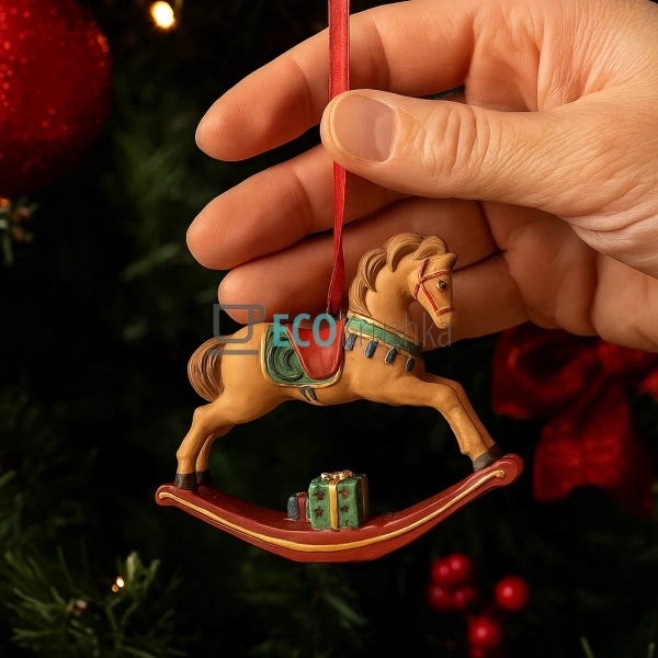 Декоративна підвіска «Конячка‑гойдалка» 8,5 см (838-559)