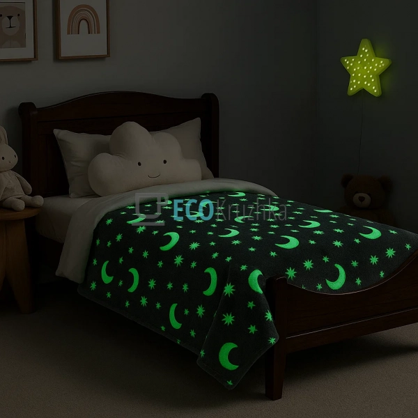 Дитячий плед‑ковдра 100×150 см “Glow in the Dark” світи ... Дитячий плед‑ковдра 100×150 см “Glow in the Dark” світи ...