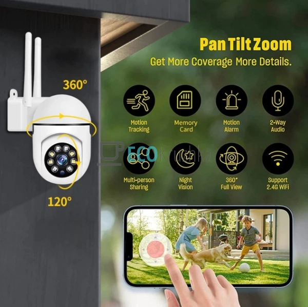 Wi‑Fi IP‑камера відеоспостереження з хмарним зберіганням ...