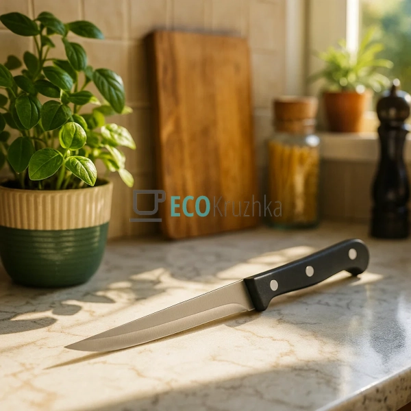 Кухонний ніж для обробки м’яса та кісток 14.5 см з бакел ...