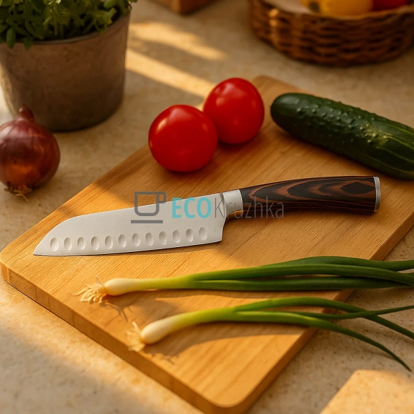 Ніж 30 см Santoku (японський) професійний Maestro MR-146 ... Ніж 30 см Santoku (японський) професійний Maestro MR-146 ...