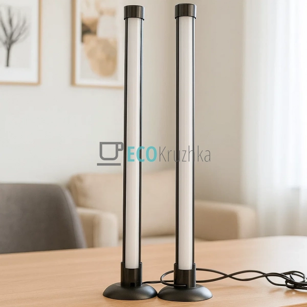 Набір RGB LED панелей 24 см ×2 зі Smart‑контролем і пуль ... Набір RGB LED панелей 24 см ×2 зі Smart‑контролем і пуль ...