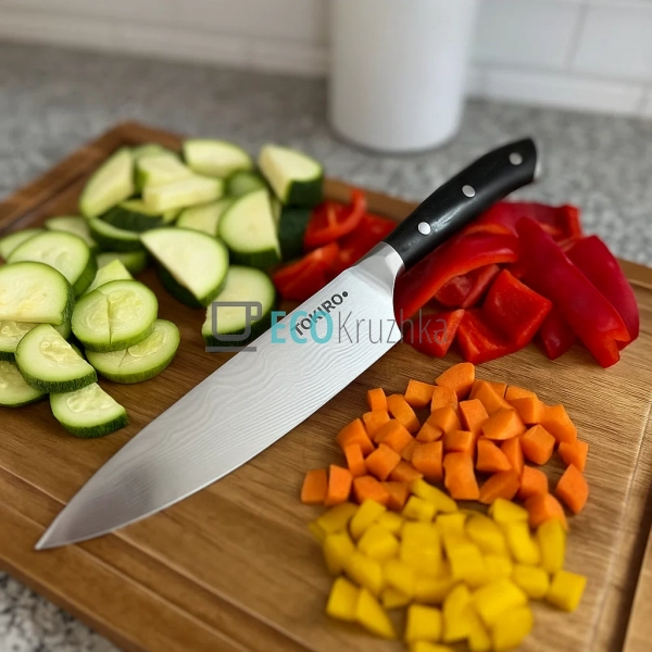 Кухонний ніж шеф-кухаря 20 см – професійний ніж для нарі ...