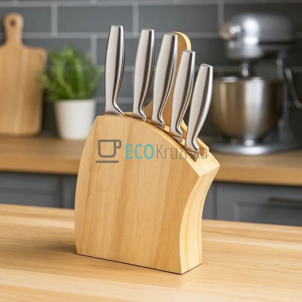 Набір кухонних ножів з підставкою Maestro MR-1411 Набір кухонних ножів з підставкою Maestro MR-1411