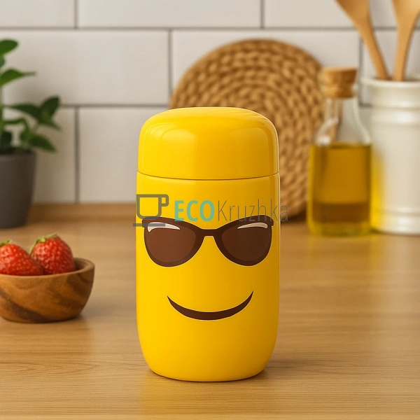 Дитячий термос для їжі 200мл Жовтий (80601-1)